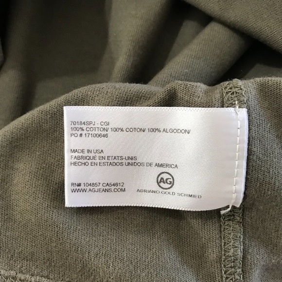 ADRIANO GOLDSCHMIED Olive Henley Top - Picture 12 of 12